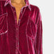 Collared Neck Button Down Long Sleeve Shirt