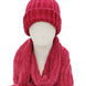 Crochet Chunky Knitted Beanie and Wrap Scarf