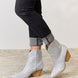 East Lion Corp Rhinestone Ankle Cowboy Boots