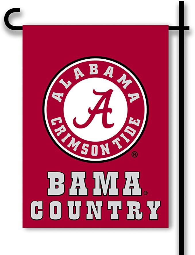 Alabama Crimson Tide - Bama Country Double-Sided Garden Flag