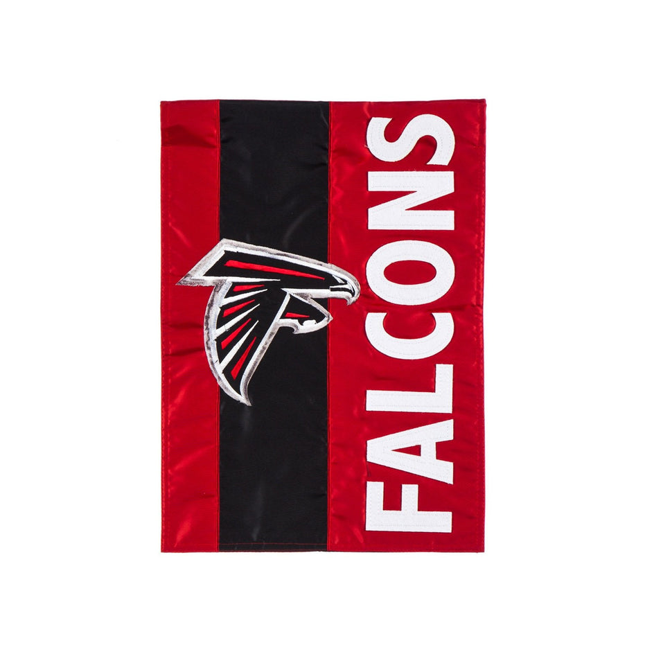 Atlanta Falcons - Striped Garden Flag