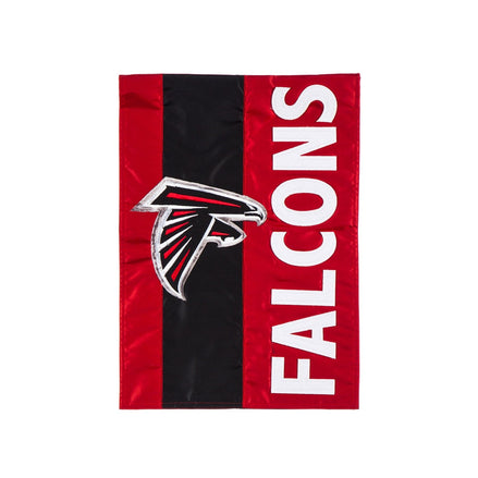 Atlanta Falcons - Striped Garden Flag