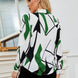 Printed Collared Neck Long Sleeve Shirt