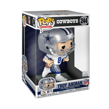 Funko POP! Jumbo NFL: Dallas Cowboys - Troy Aikman 10" Vinyl Figure