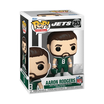 Funko POP! Football: New York Jets - Aaron Rodgers  Vinyl Figure