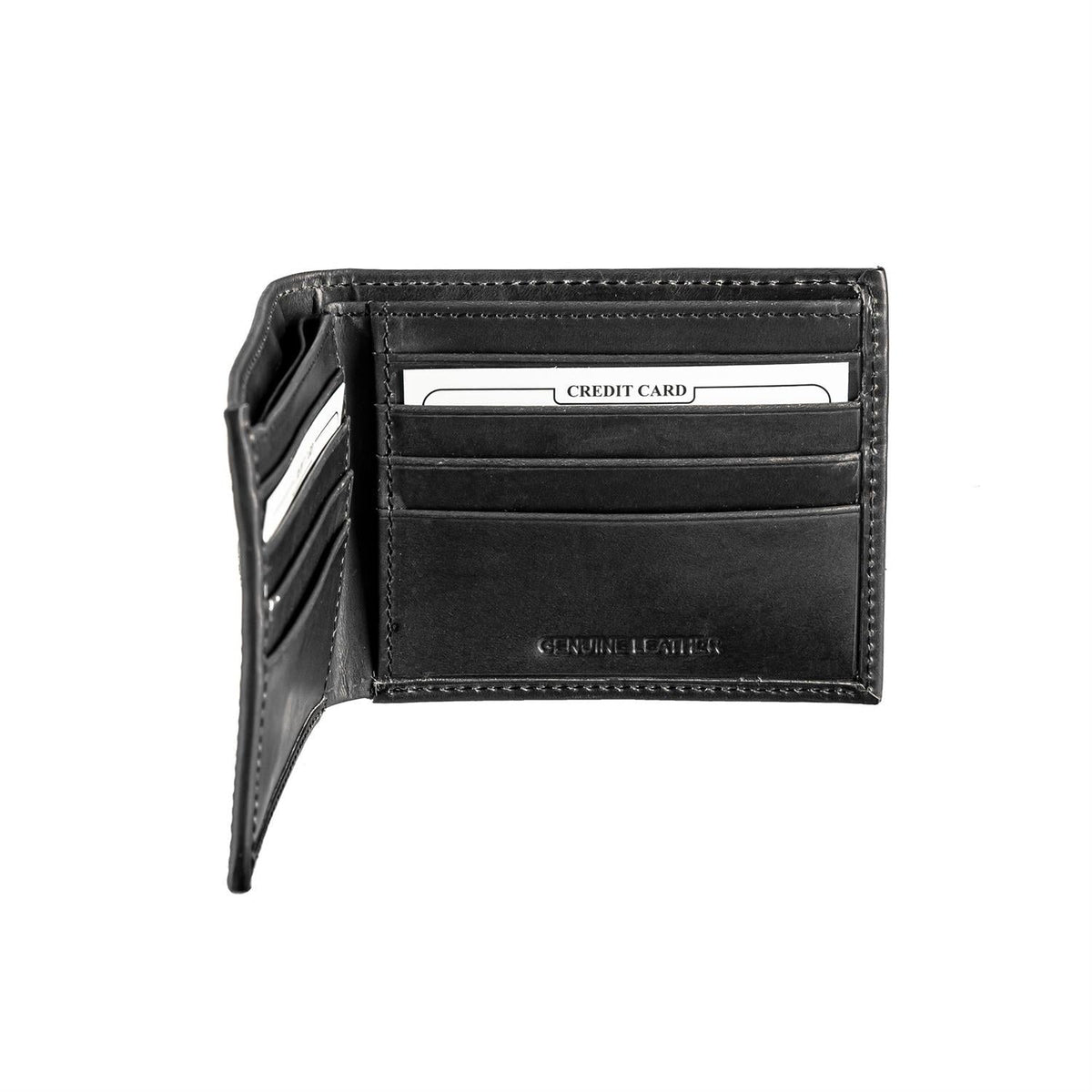 Kentucky Wildcats - NCAA Unviersity of Kentucky Leather Black Bifold Wallet
