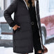 Plus Size Zip Up Hooded Winter Coat