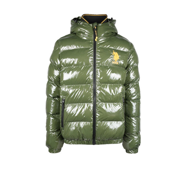 Men's Green Garden Puffer Turtleneck Jacket U.S. Polo Assn.