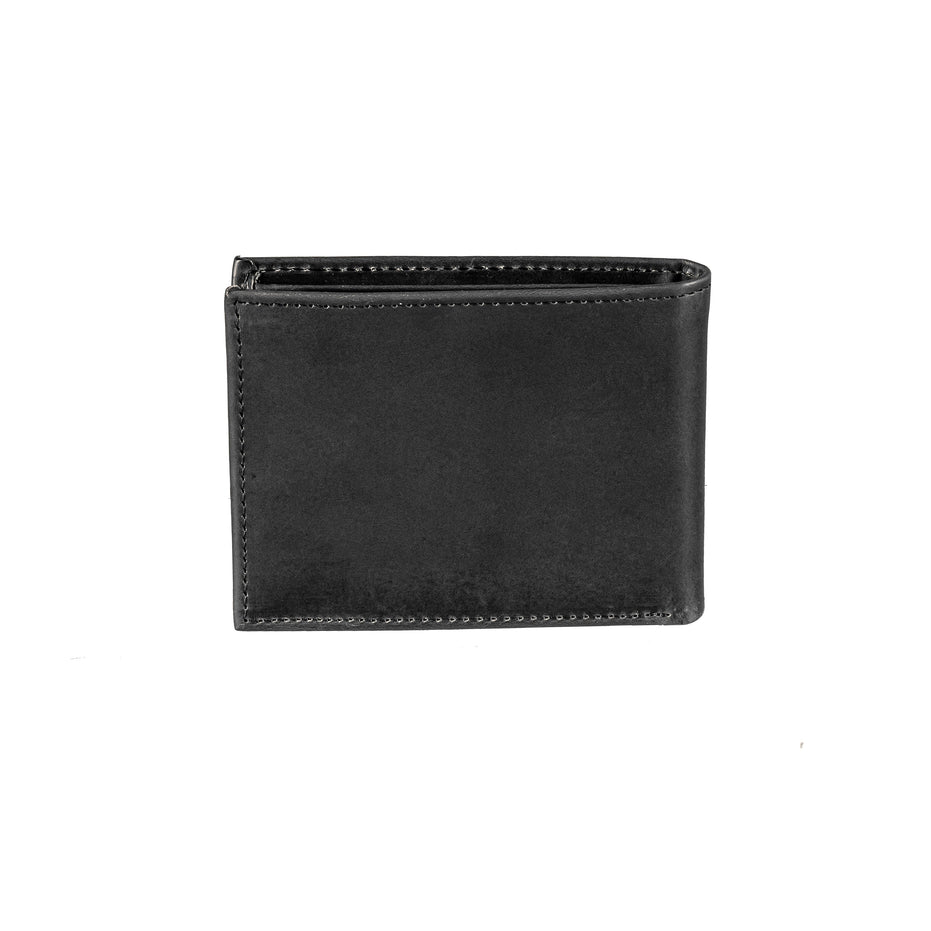 Cincinnati Bengals - Black Leather Bifold Wallet