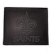 New Orleans Saints - Black Leather Bifold Wallet