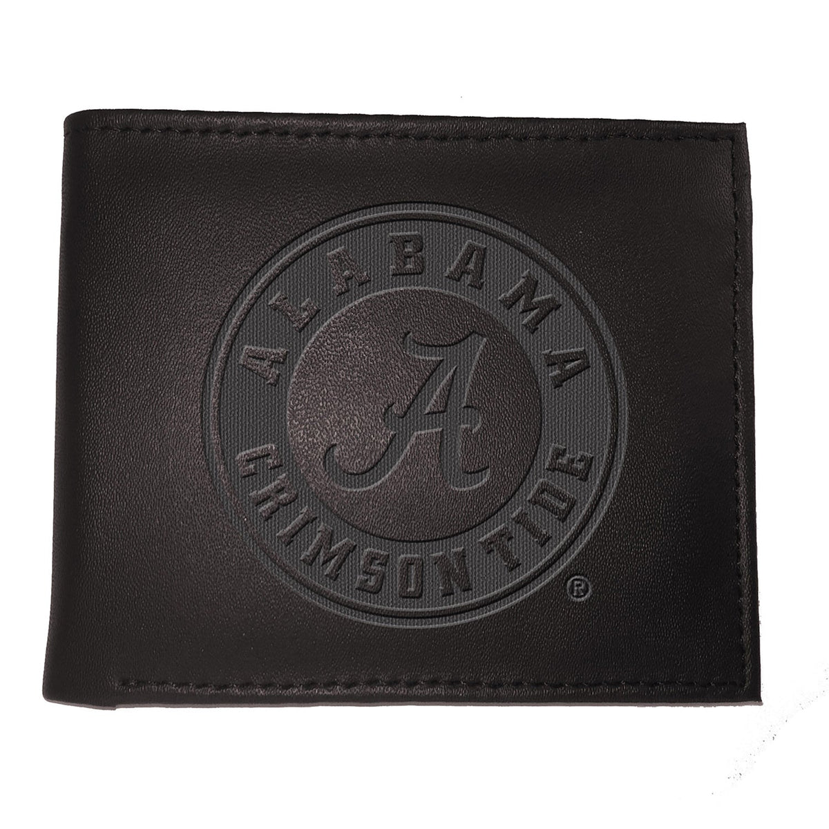 Alabama Crimson Tide - NCAA Black Leather Bifold Wallet