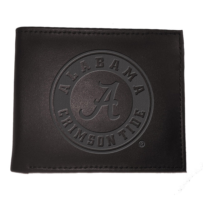 Alabama Crimson Tide - NCAA Black Leather Bifold Wallet