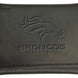 Denver Broncos - Black Leather Trifold Wallet