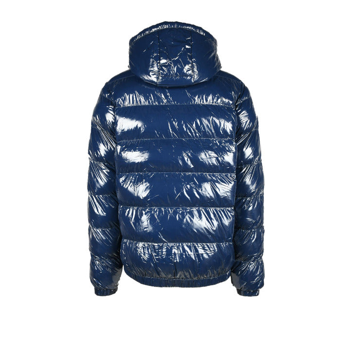 Men's Blue Atmosphere Puffer Turtleneck Jacket by U.S. Polo Assn.