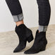 East Lion Corp Rhinestone Ankle Cowboy Boots