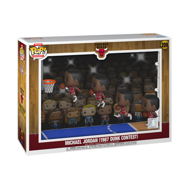 Funko POP!: Deluxe Moment - NBA Michael Jordan 1987 Dunk Contest Vinyl Figure