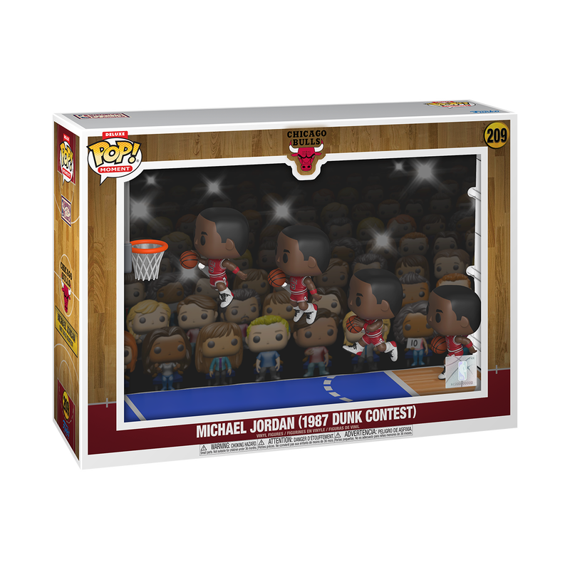 Funko POP!: Deluxe Moment - NBA Michael Jordan 1987 Dunk Contest Vinyl Figure
