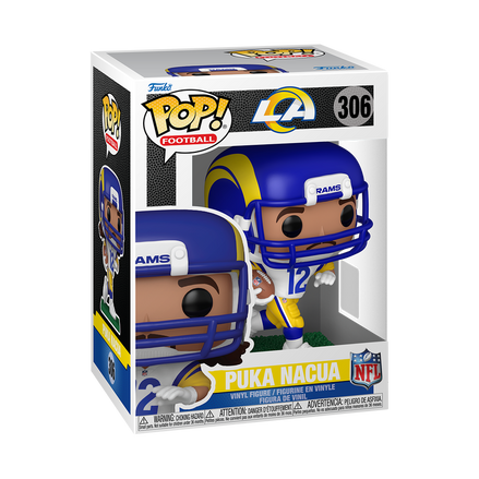 Funko POP! NFL: Los Angeles Rams - Puka Nacua Vinyl Figure