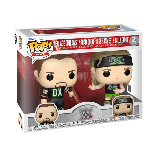 Funko POP! WWE: New Age Outlaws: "Road Dogg" Jesse James & Billy Gunn 2-Pack Vinyl Figure