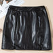 PU Leather Mini Skirt