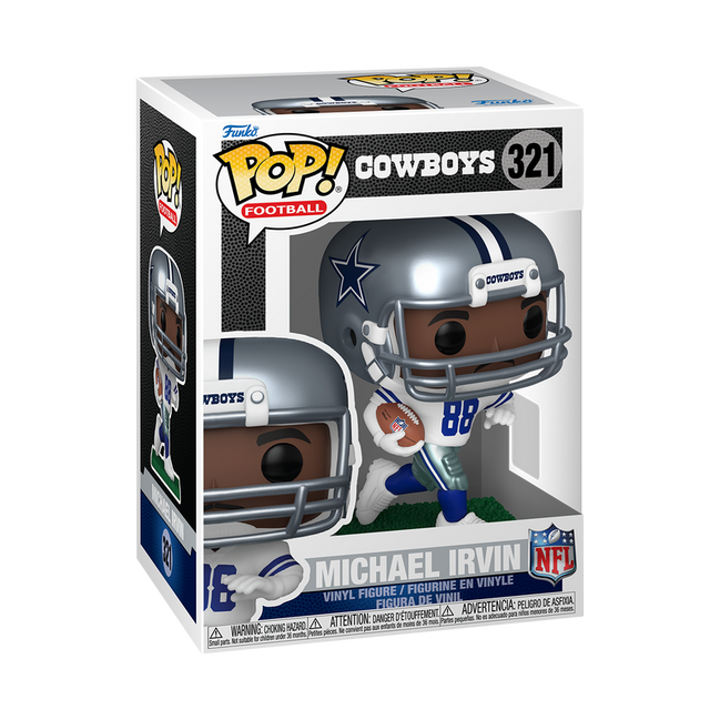 Funko POP! Football:  NFL Dallas Cowboys - Michael Irvin Vinyl Figure