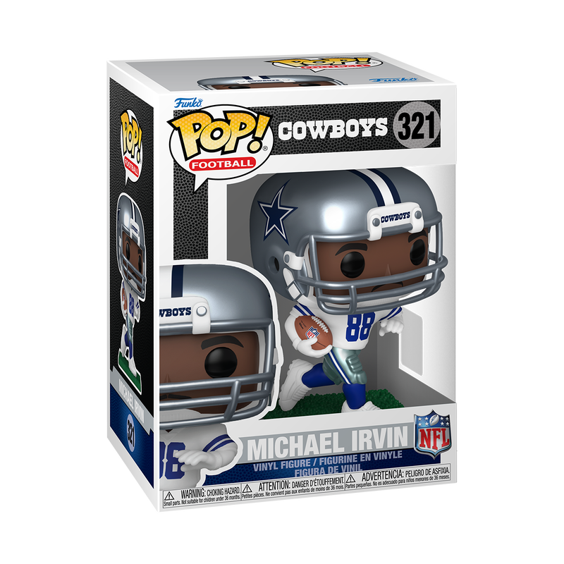 Funko POP! Football:  NFL Dallas Cowboys - Michael Irvin Vinyl Figure
