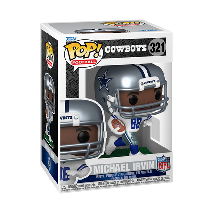 Funko POP! Football:  NFL Dallas Cowboys - Michael Irvin Vinyl Figure