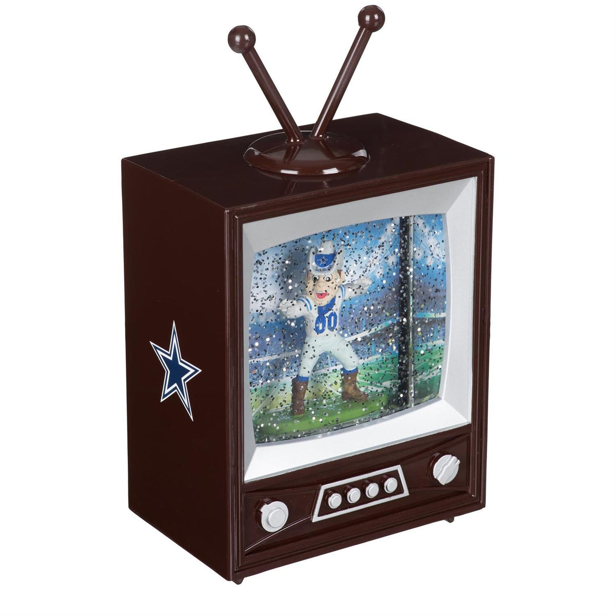 Dallas Cowboys - NFL Vintage TV Water Lantern