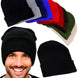 Adults Classic Solid Acrylic Cuffed Beanie