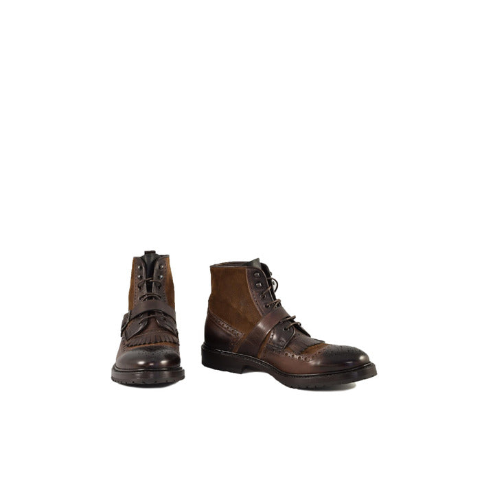 Claudio Marini Men's Brown Ash Leather Boots