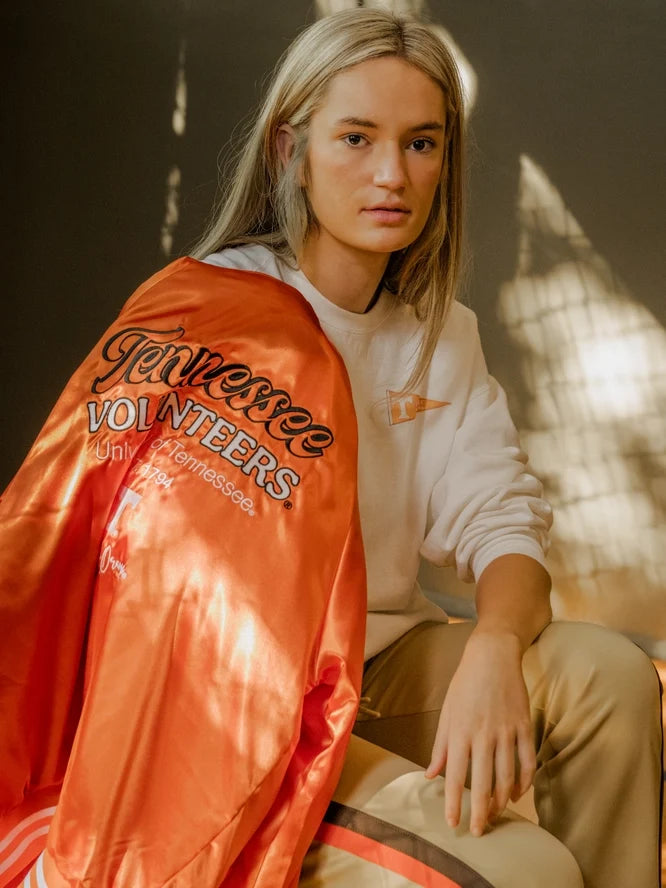 Tennessee Volunteers - NCAA Orange Embroidered Satin Jacket