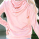 Cow Print Half Zip Drawstring Hoodie