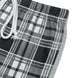 Perfee Drawstring Plaid Wide Leg Pants