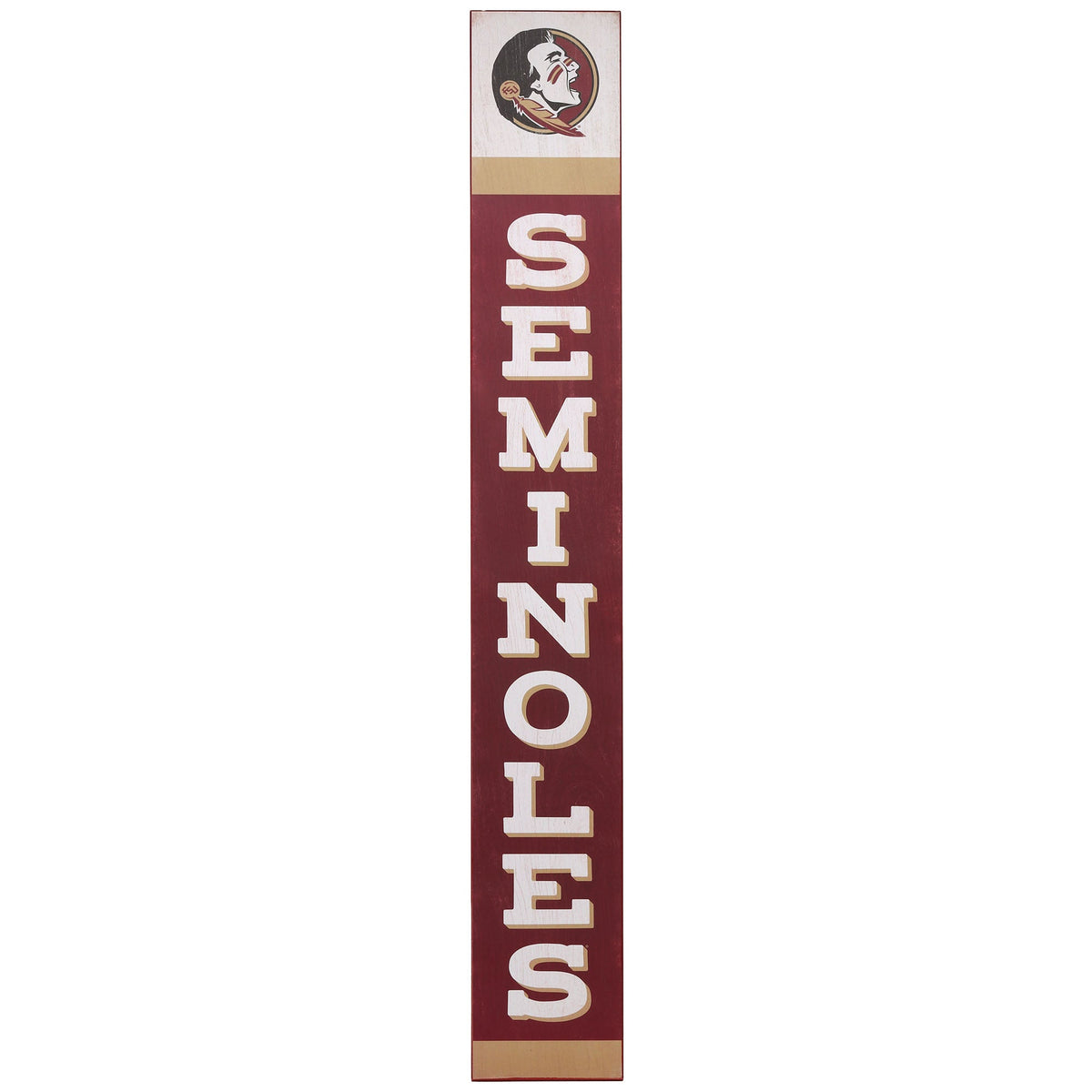 Florida State Seminoles - Vertical Wood Wall Decor
