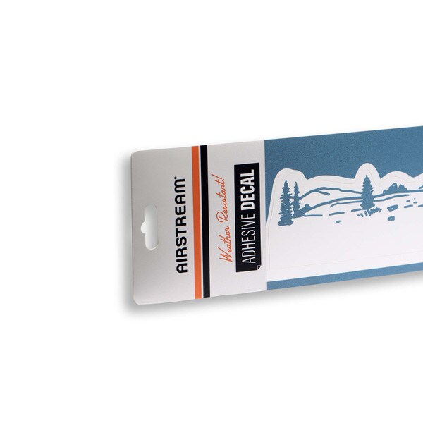 Open Road Brands: Airstream Scenic Blue Landscape Adhesive Decal