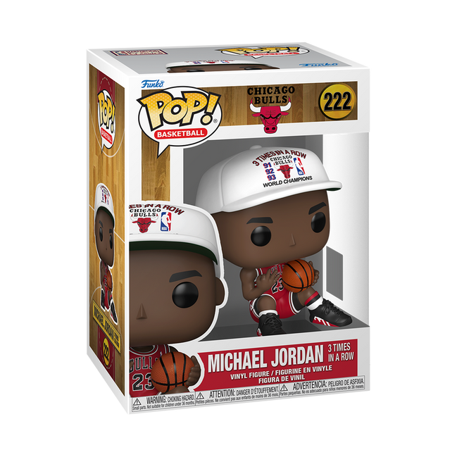 Funko POP! NBA: Chicago Bulls - Michael Jordan 3 Times in a Row Vinyl Figure