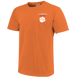 Clemson Tigers - NCAA Lined State & School Elements Comfort Color T-Shirt