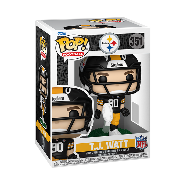 Funko POP! NFL Pittsburgh Steelers - T.J. Watt (Punting) Vinyl Figure