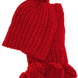 Crochet Chunky Knitted Beanie and Wrap Scarf