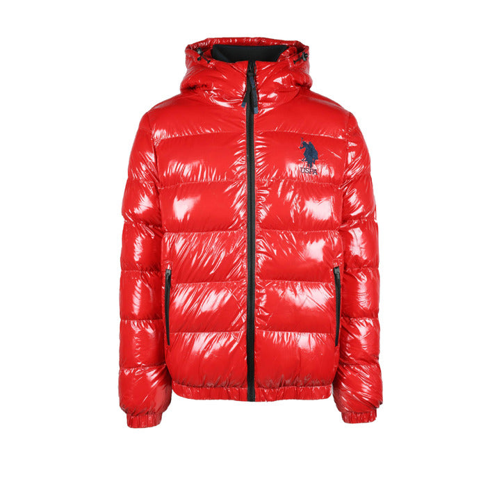 Men's Red Stallion Puffer Turtleneck Jacket by U.S. Polo Assn.