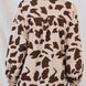 Cow Print Button Up Corduroy Shacket