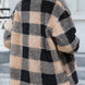 Button Up Drop Shoulder Fuzzy Jacket