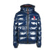 Men's Blue Atmosphere Puffer Turtleneck Jacket by U.S. Polo Assn.