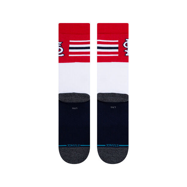 St. Louis Cardinals - MLB Stance STL Color Diamond Collection Socks