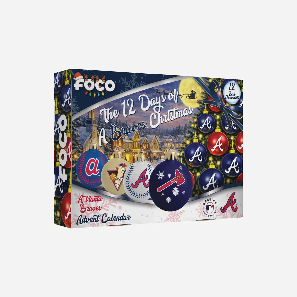 Atlanta Braves - MLB Ornament Set Advent Calendar