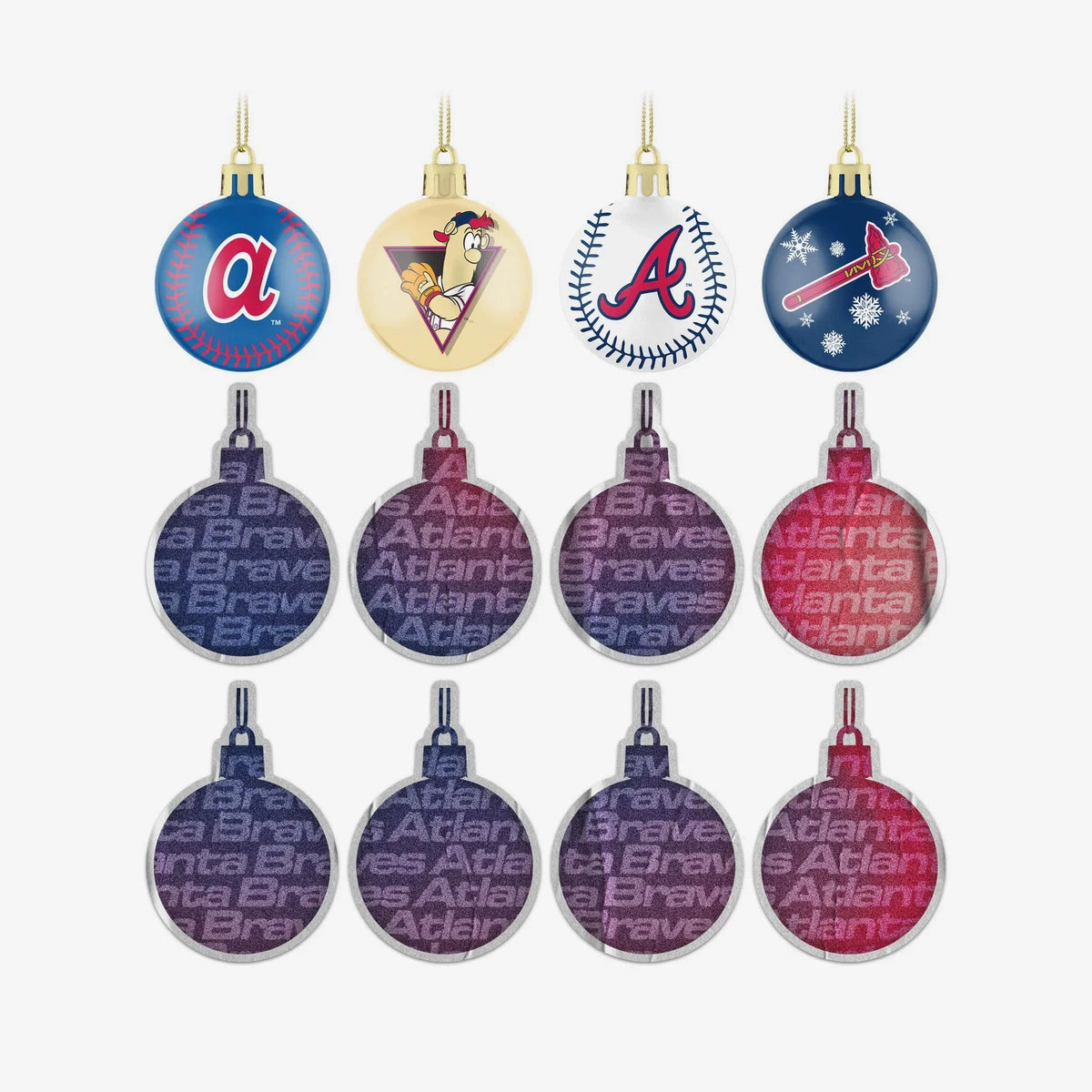Atlanta Braves - MLB Ornament Set Advent Calendar