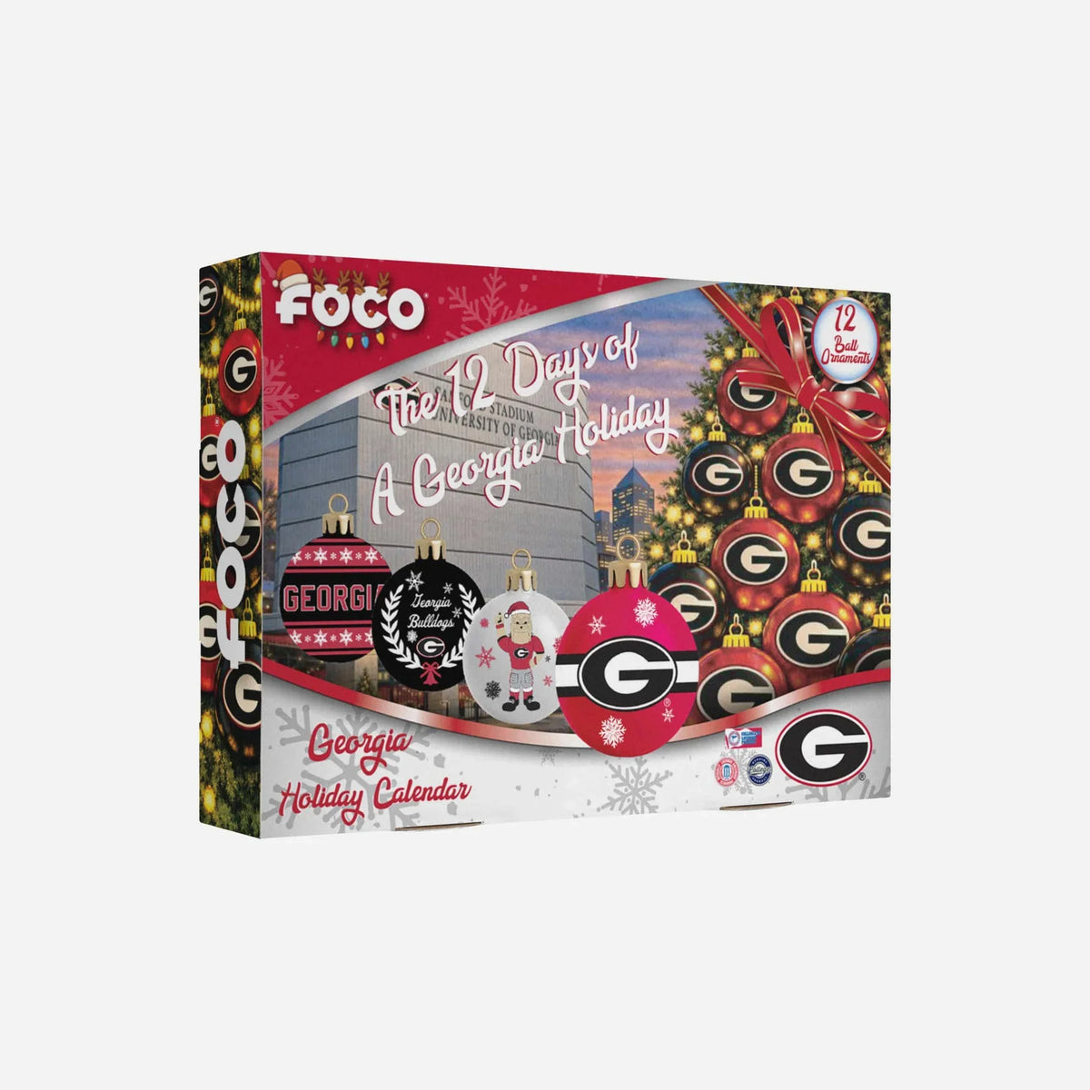 Georgia Bulldogs - NCAA Ornament Set Advent Calendar (Copy)