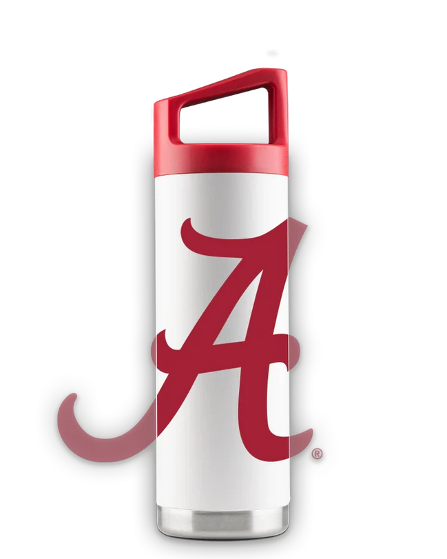 Alabama Crimson Tide - White Youth 16oz Stainless Steel Tumbler