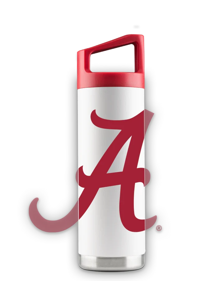 Alabama Crimson Tide - White Youth 16oz Stainless Steel Tumbler