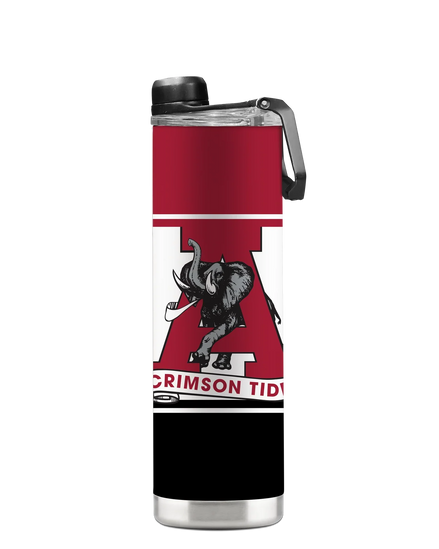 Alabama Crimson Tide - White College Vault 22oz Stainless Steel Tumbler